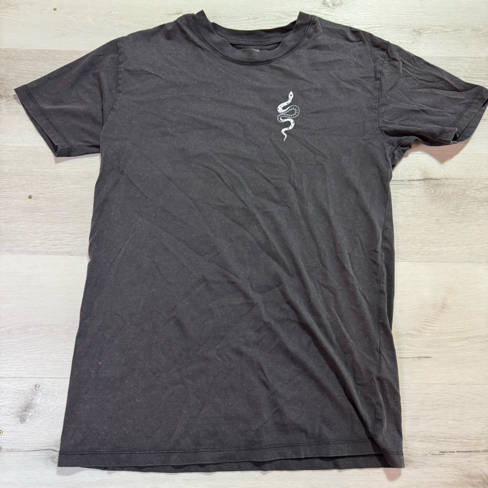 Cotton On Serpent Celestial Oversized Graphic Tee, Gray, Size XS